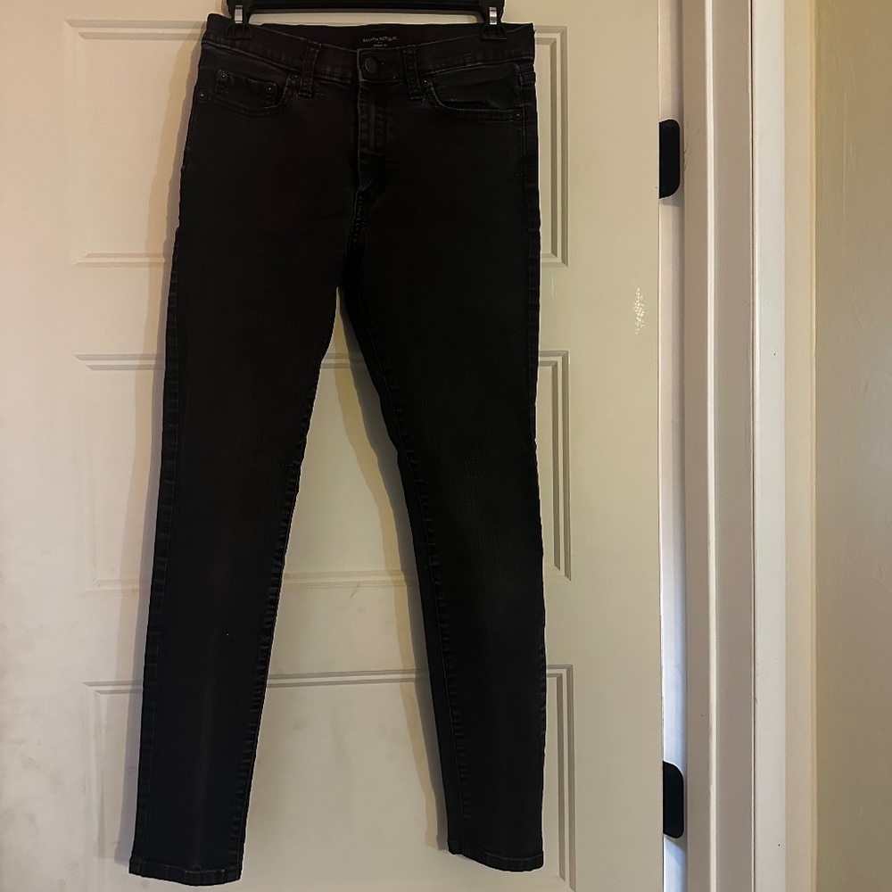 Banana republic black skinny jeans